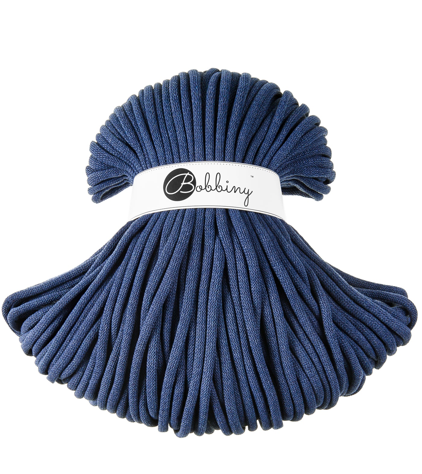Jeans/denim shade braided cord 9mm