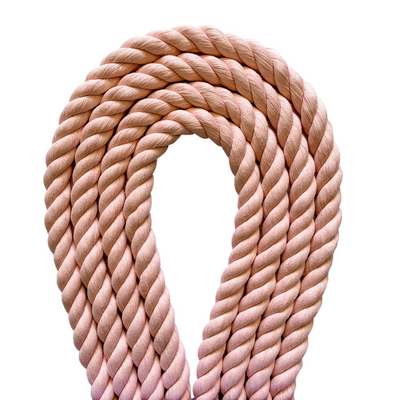 This stunning chunky 3ply cotton rope is an essential item for every fibre lovers tool kit!  Use them for fibre rainbows or separate to use individually for your creations!  Comb these beauties out to create spectacular fringes or tassels!  Available in a beautiful range of shades that will knock your fibre socks off!  3ply/20mm  100% Cotton