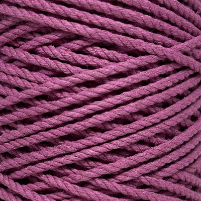 These 100% smooth cotton ropes are a fantastic addition to your fibre collection and are perfect for projects such as plant hangers or pieces that require that little bit of extra guts!  Ethically sourced, produced and rolled onto a recycled cone for the sustainable conscious mind and heart.  Unravel your rope to reveal a beautiful wavy fringe.  Oeko-Tex Certified  3ply/4mm/approx 500gms/approx 85m