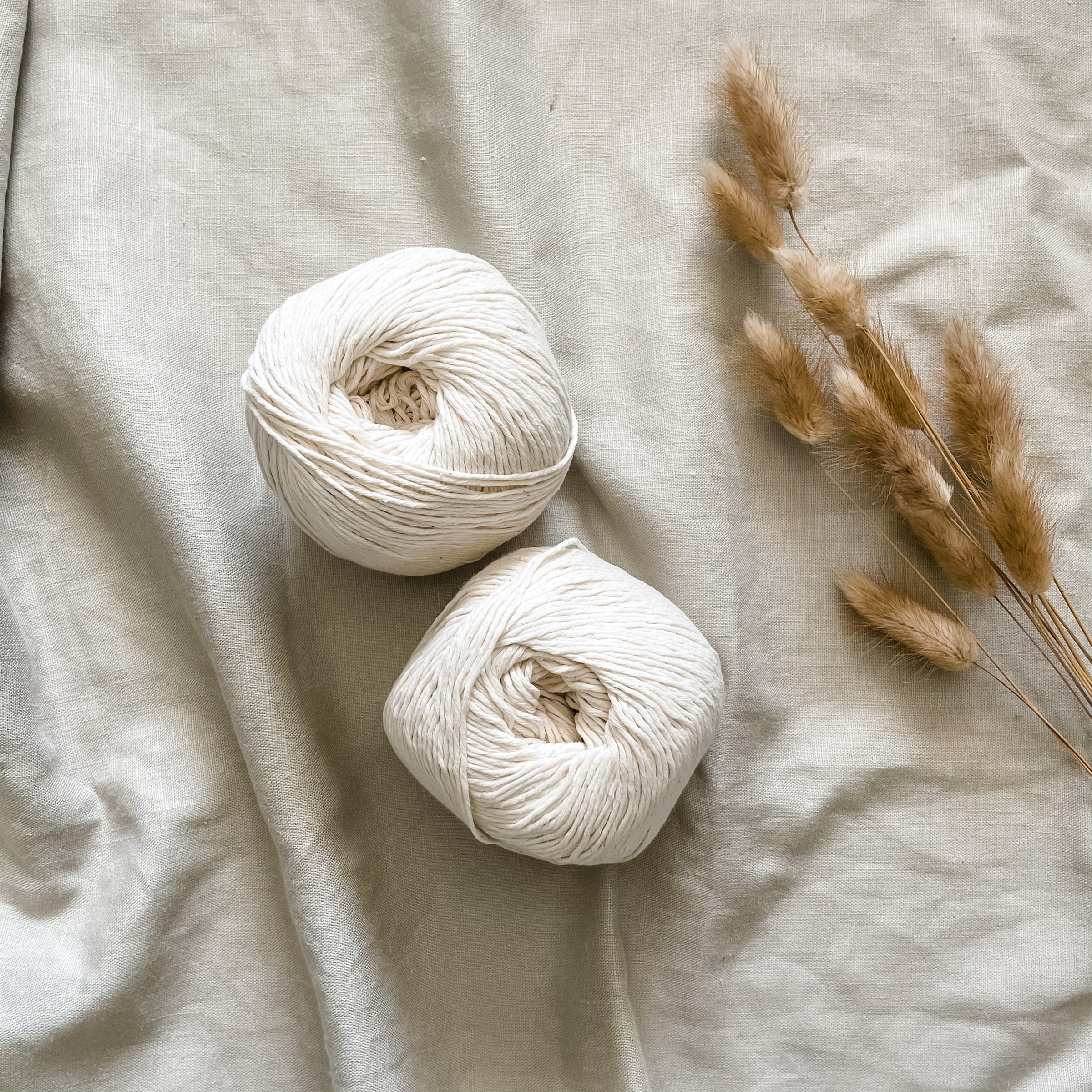 Our Little Cotton will bring your finer projects to life, such as amigurumi, face scribbles or even mini macrame projects. This cotton lend is made from 100% recycled fibres. Also perfect for weaving warp.