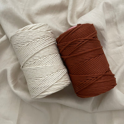 Recycled Cotton Soft Macrame String 5mm