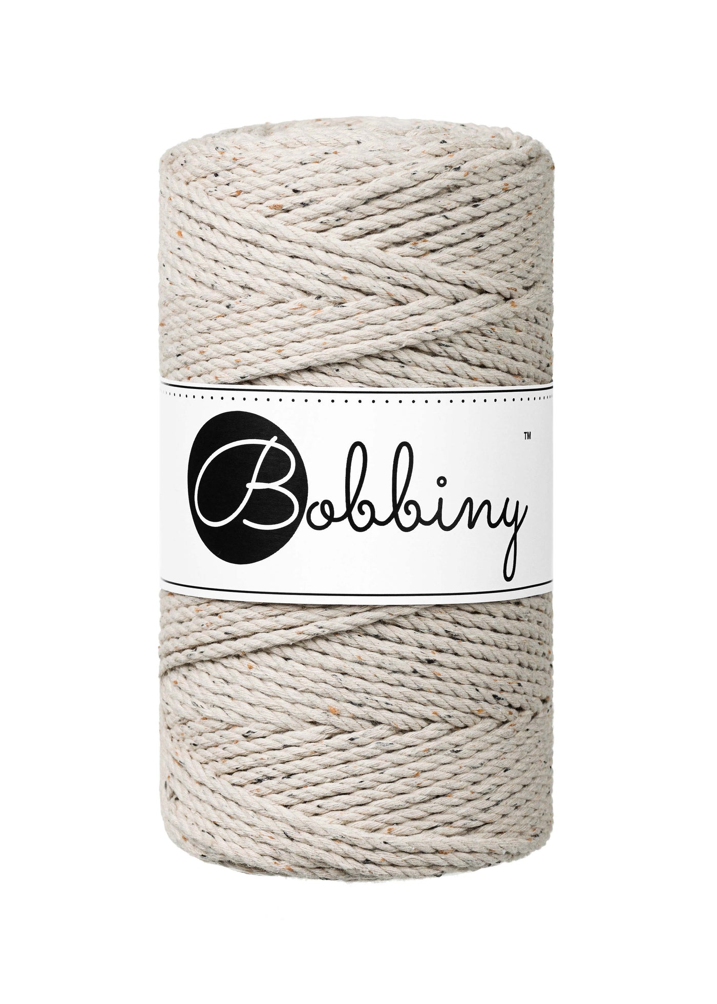 Bobbiny 3ply 3mm macrame rope in Leopard shade