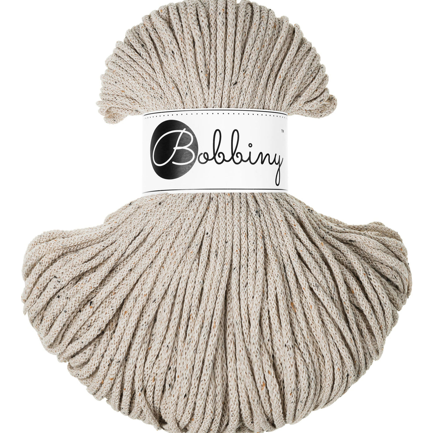 Bobbiny braided cord 3mm in Leopard shade