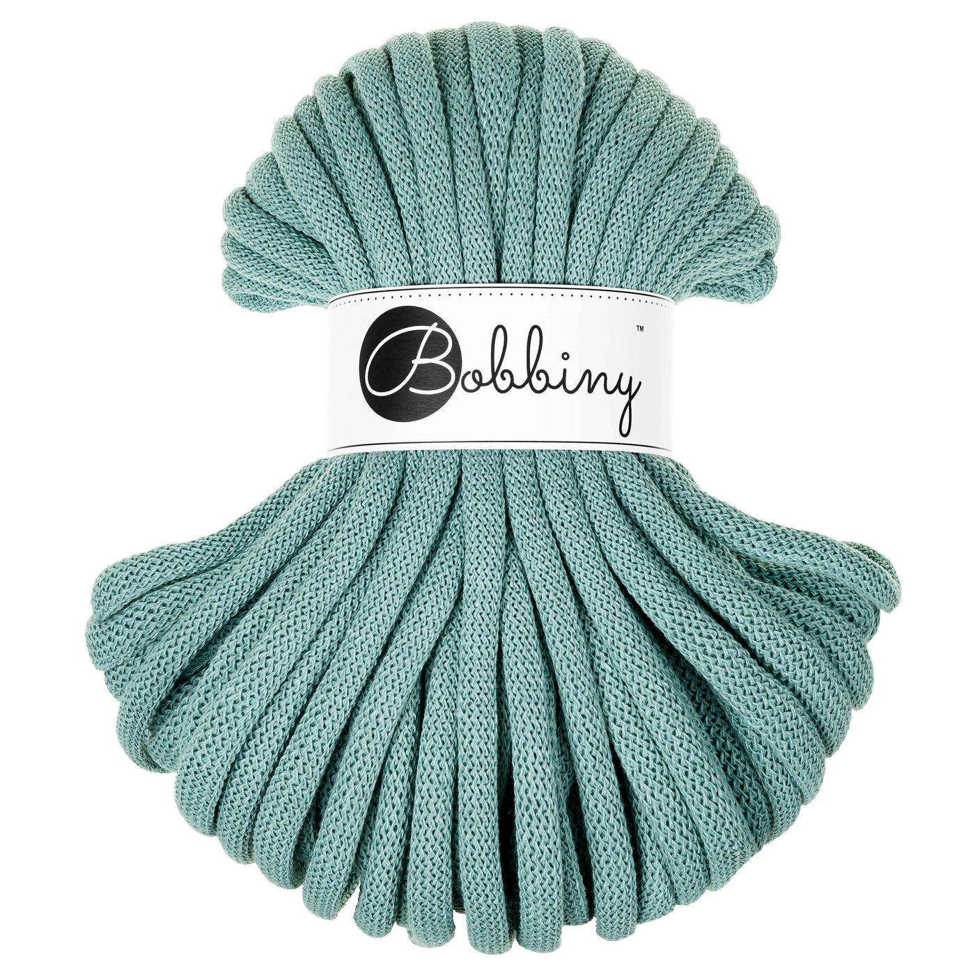 Bobbiny Braided cords 9mm 30 metre bundle in Duck Egg blue shade