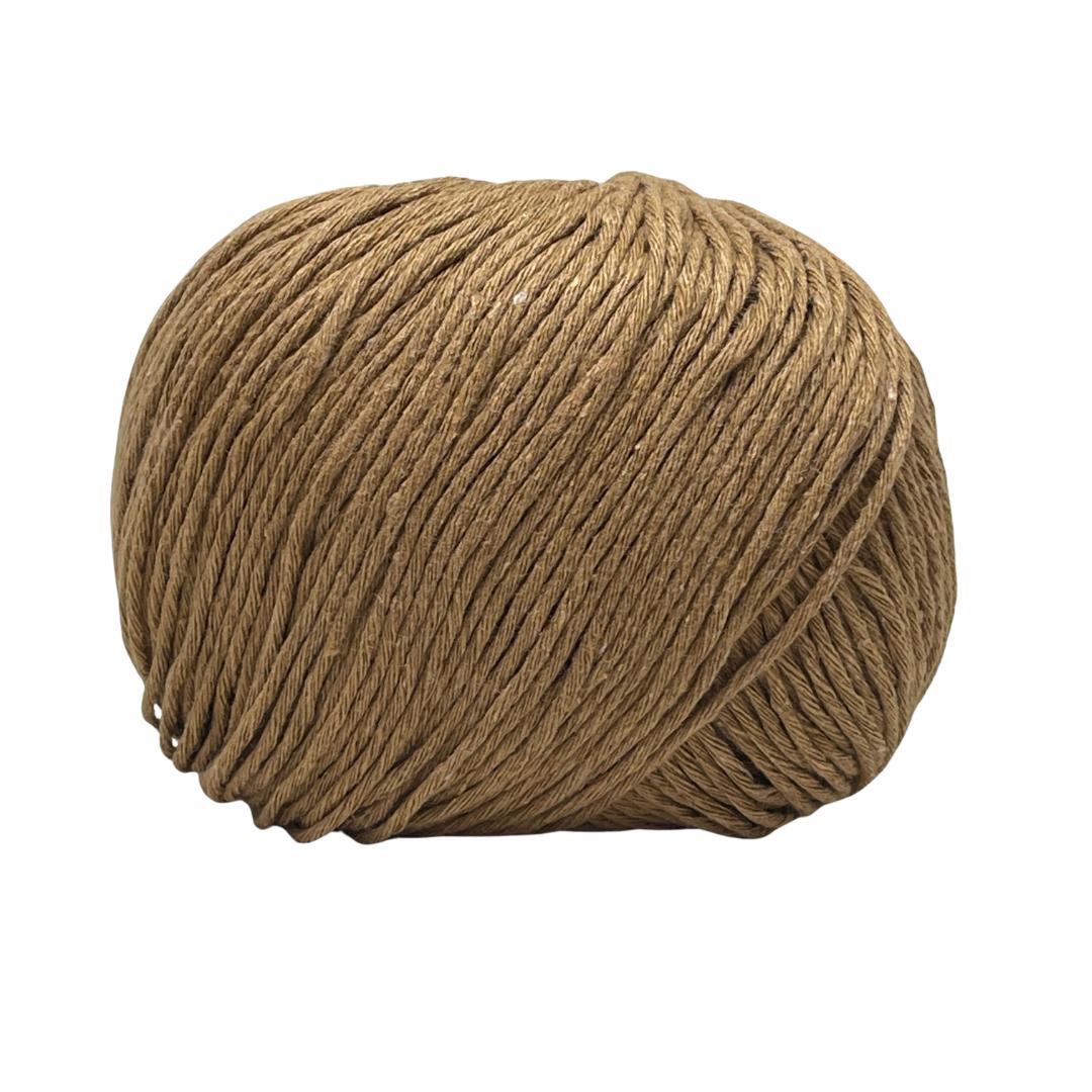 Crochet cotton in caramel shade