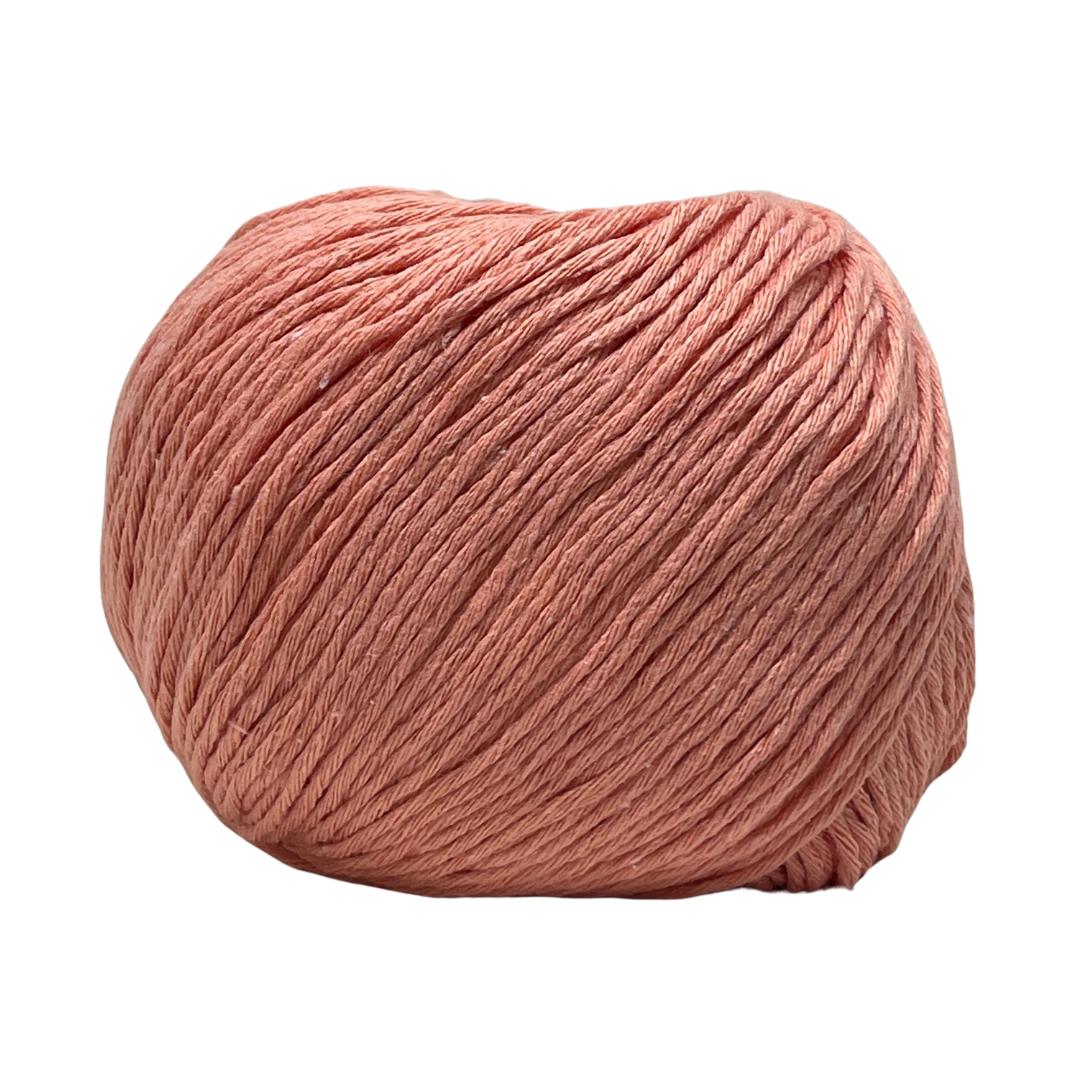 crochet cotton in peach shade