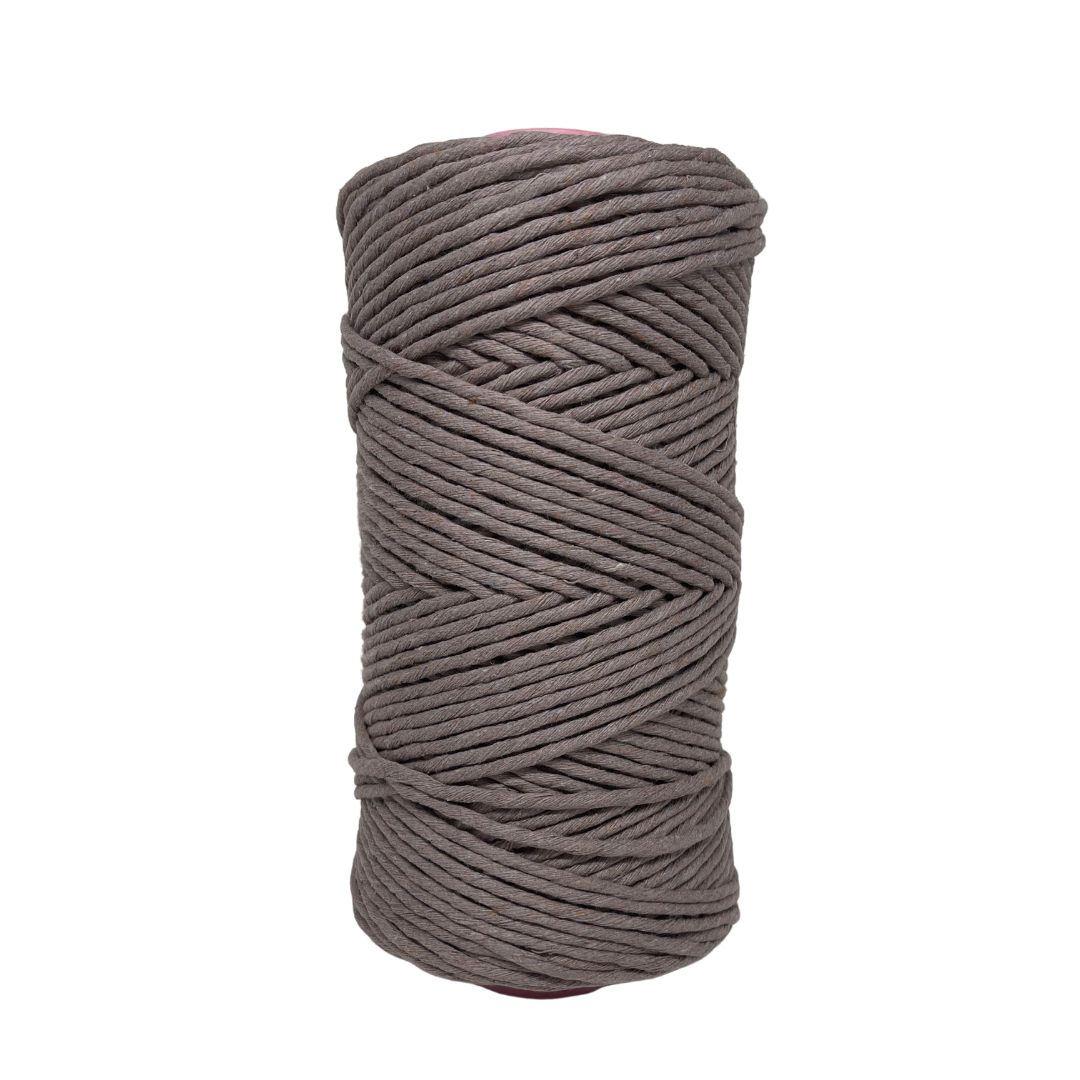 Recycled Cotton Soft Macrame String 5mm  - Earth
