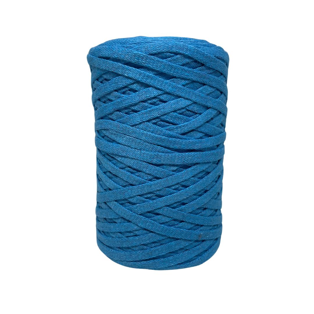 Ribbon yarn in Turquoise shade