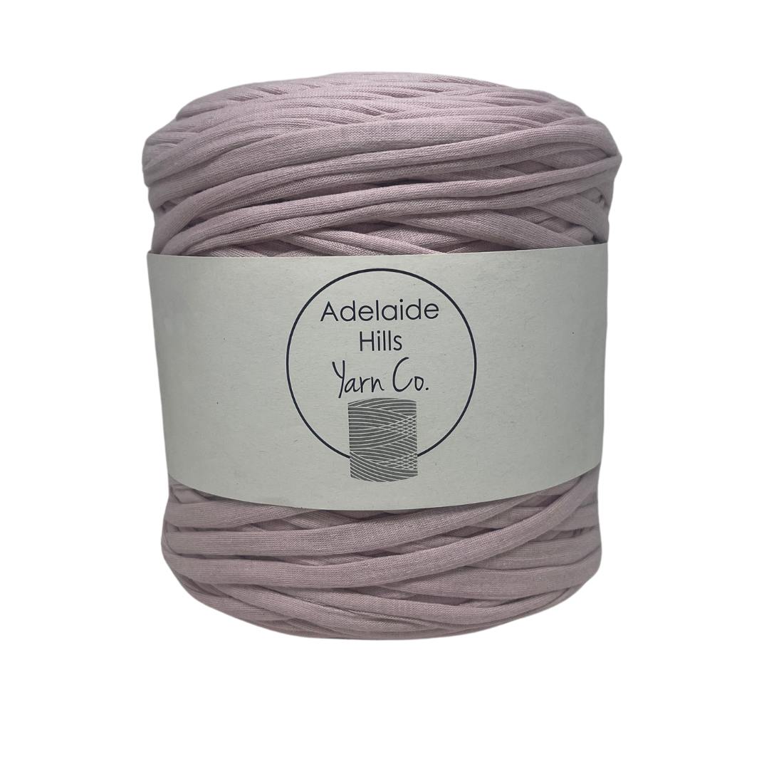 recycled tshirt yarn in nude pink shade