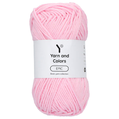 yarn and colors epic cotton in blossom shade