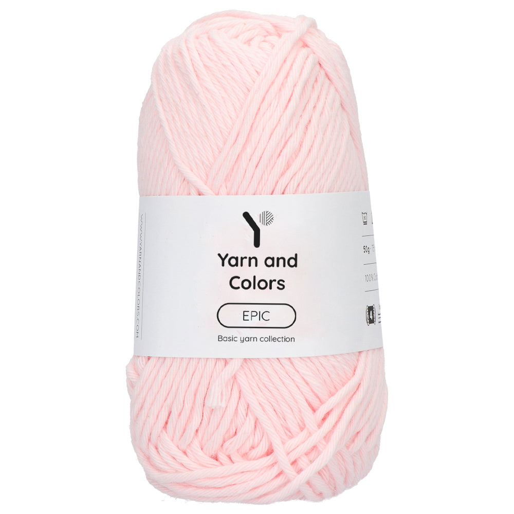 Yarn & Colors EPIC Cotton - Light Pink