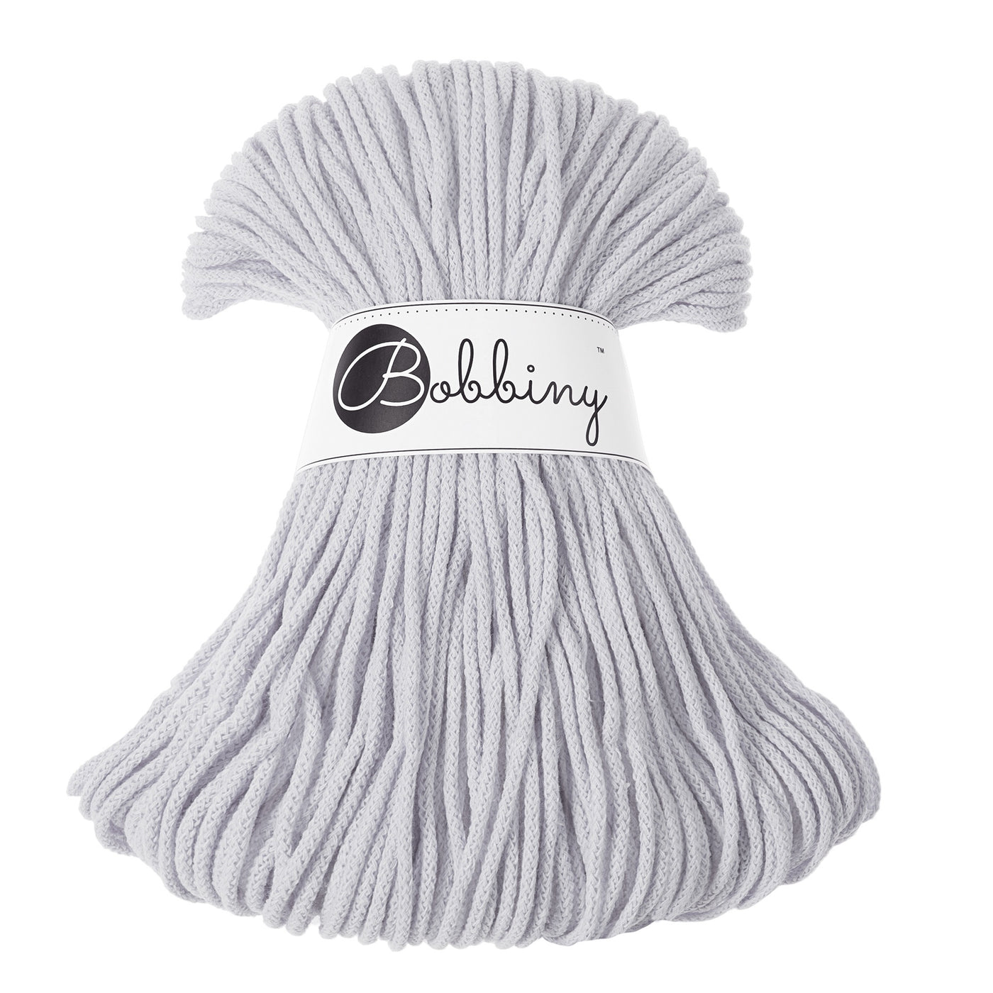These beautiful Bobbiny cords are made in Poland from 100% recycled cottons and are non-toxic, certified safe for children and meet certified worldwide textile standards.  3mm Diameter  100 metres Length  Recommended for use with 8-10mm crochet or knitting needles  Cotton inner and outer layers   