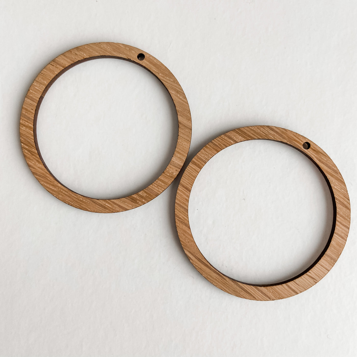 Accessories - Bamboo Earrings Large Circles