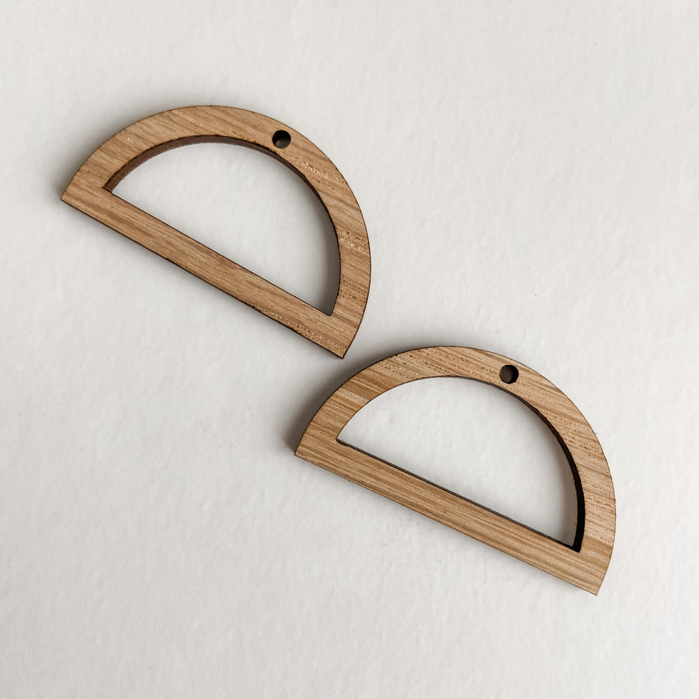 Accessories - Bamboo Earrings Small Semi Circles