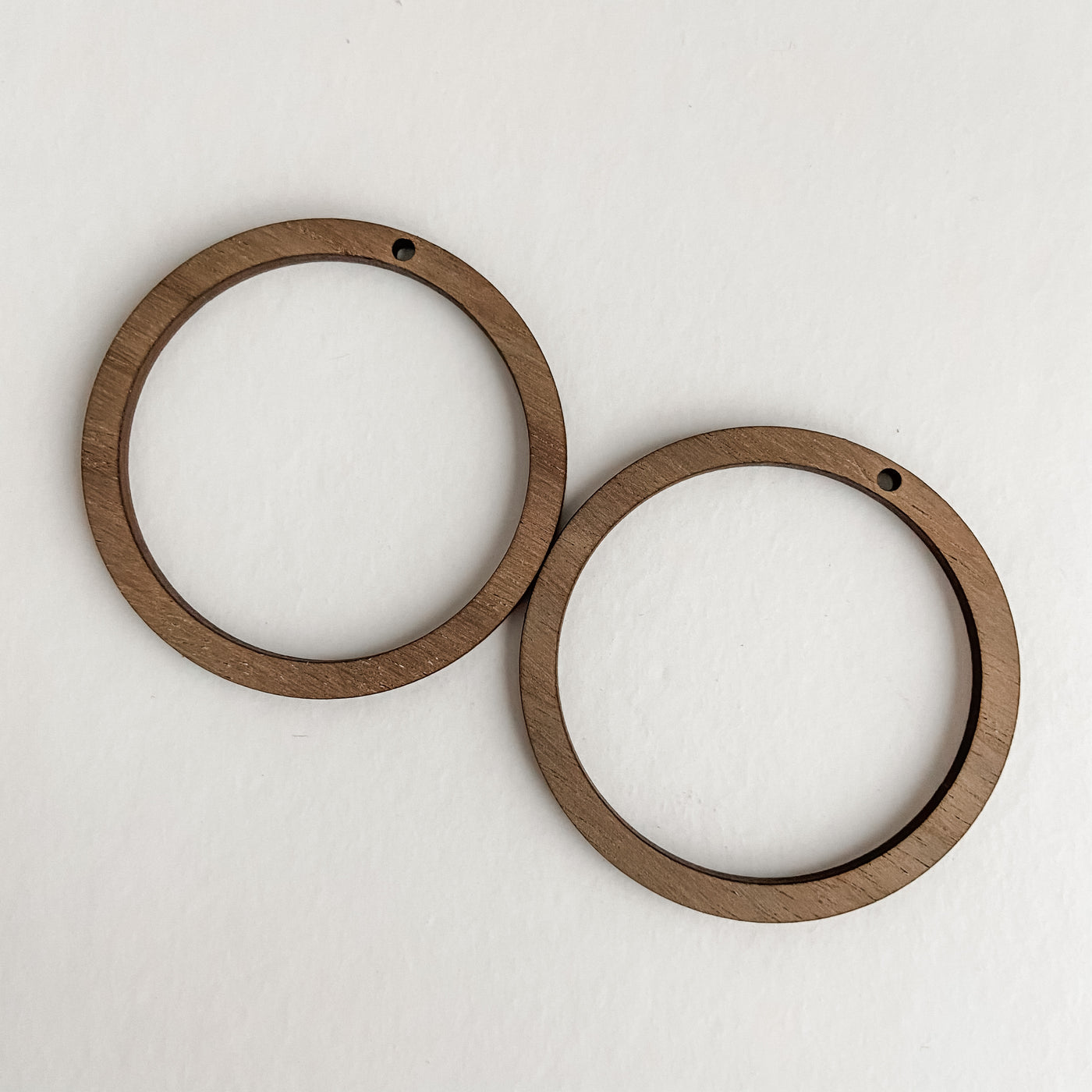 Accessories - Bamboo Earrings Large Circles
