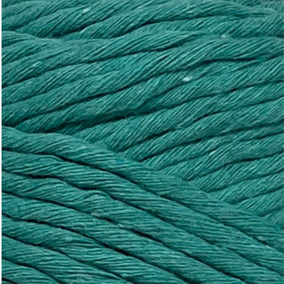 Jade shade chunky crochet cotton close up 