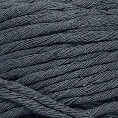 storm grey shade chunky crochet cotton close up 