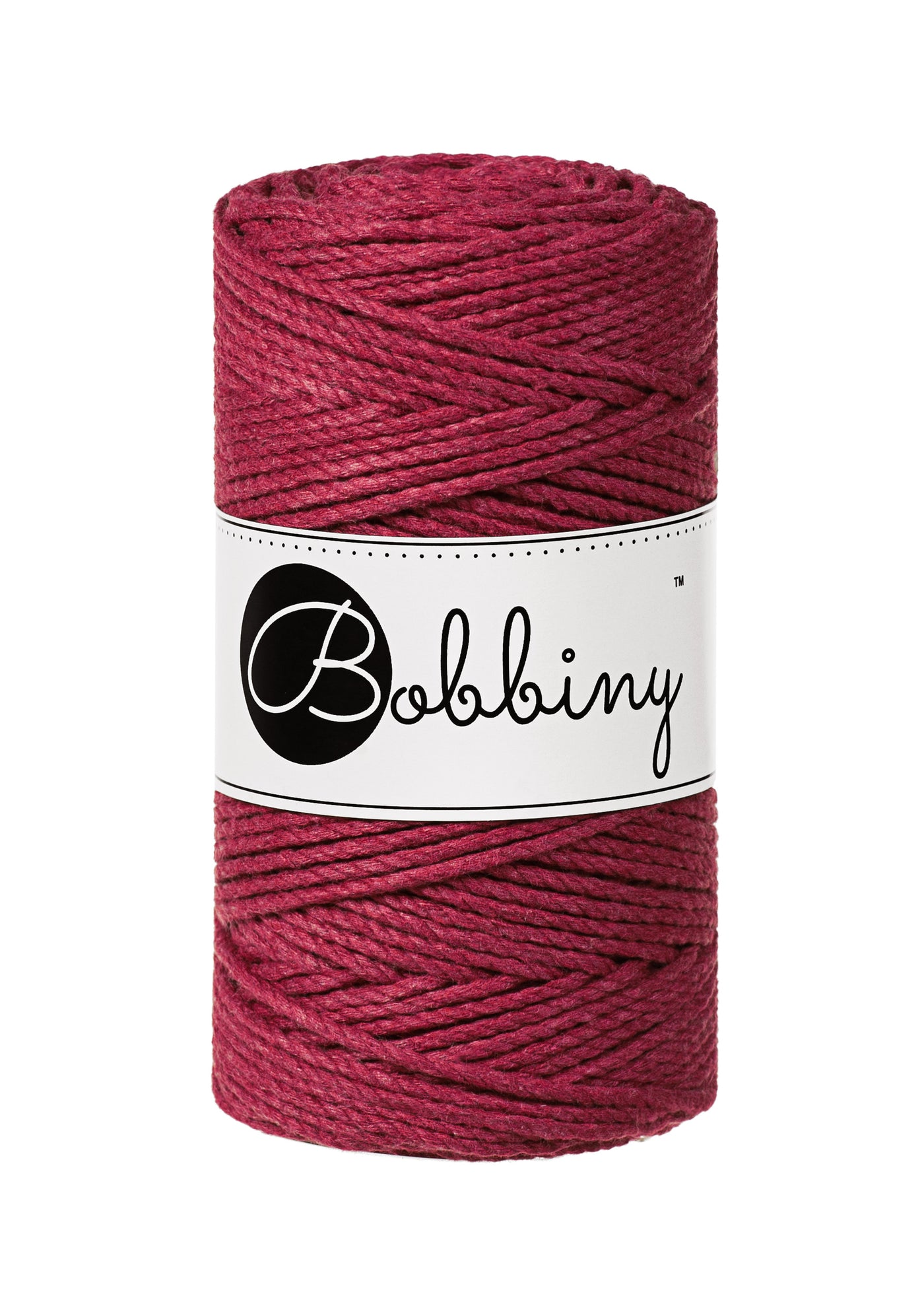 Wine Red 3ply 3mm macrame cord