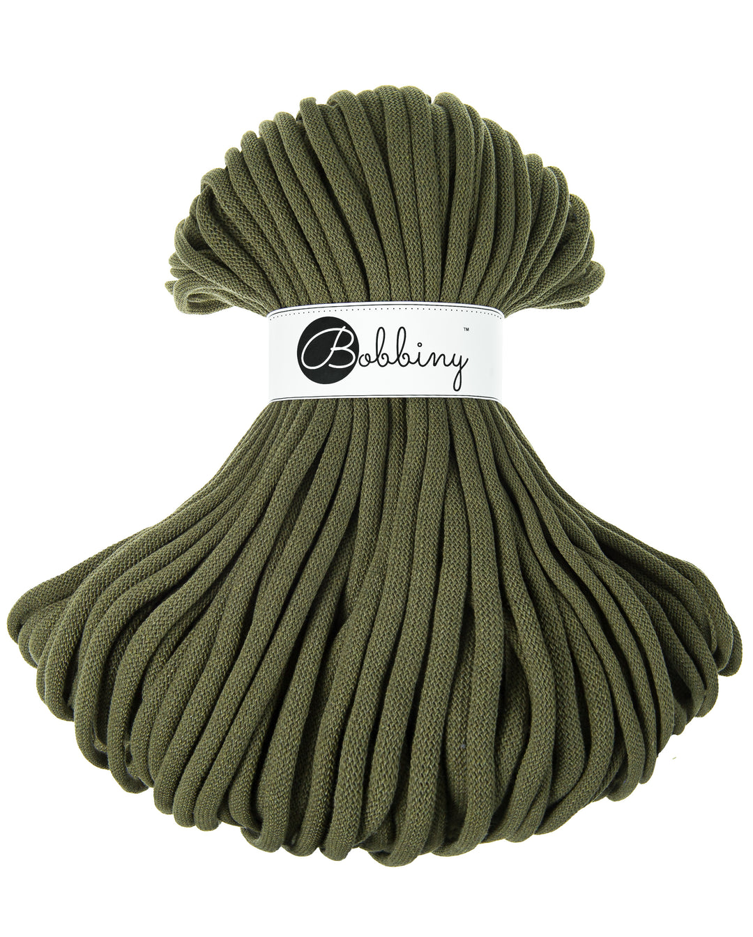 Bobbiny 3 x 100 m braided cord 9 mm | Pine Green | Sewing Crafts Hobby PREMIUM outlet