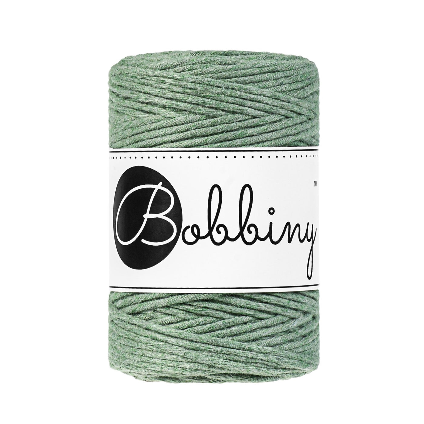 These beautiful new additions to the Bobbiny range are perfect for your mini macrame projects, earrings, weavings or any other fibre art.  This super soft cord knots beautifully and makes a wonderful fringe.  Premium Macrame Cord 1.5mm  Length: 108 yards (100m)  Weight: 160gms  ﻿Single Twist  100% recycled cotton  28 Fibres 