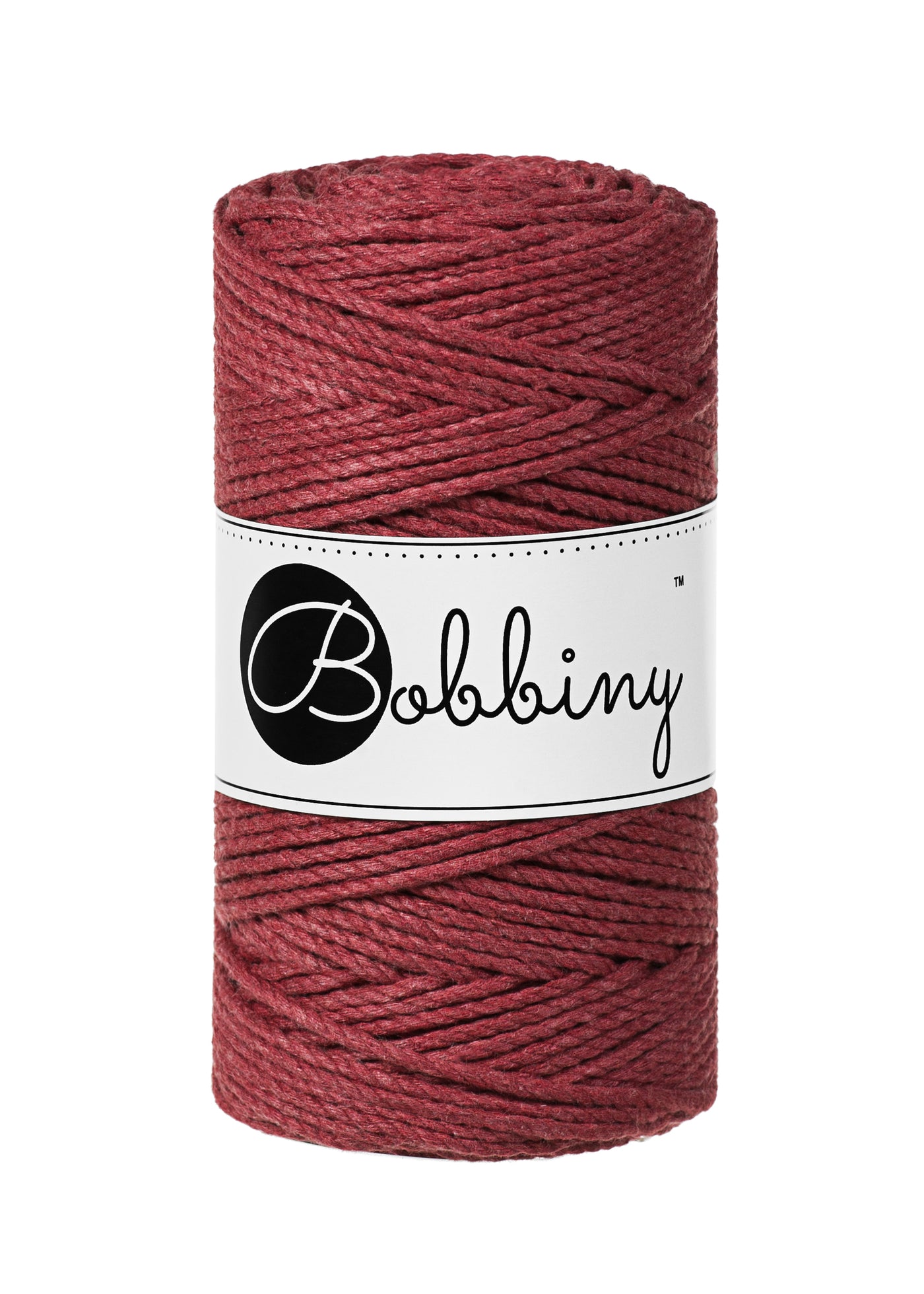 This superb new product from Bobbiny is the latest addition to their gorgeous range of products.  Made from 100% recycled cotton, it is perfect for Macrame projects due to its sturdiness. It contains no harmful dyes or chemicals and is OEKO-TEK certified.  This super soft triple twist rope also makes the most spectacular fringes and tassels.  Length: 100m (108 Yards)  Weight: 400gms  Contains 60 Fibres ( 3x20 )  Also available in 5mm
