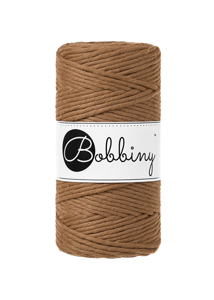 This super soft cord is perfect for Macrame or any other fibre art, and makes the most spectacular fringes and tassels.  It is made from 100% recycled cotton, is single twist and contains 56 individual fibres.  It contains no harmful substances and is approved to Oeko-Tex standards.  The inner spool is made from recycled paper and is biodegradable.  Length 100m (108 yards)  Weight 330 gms