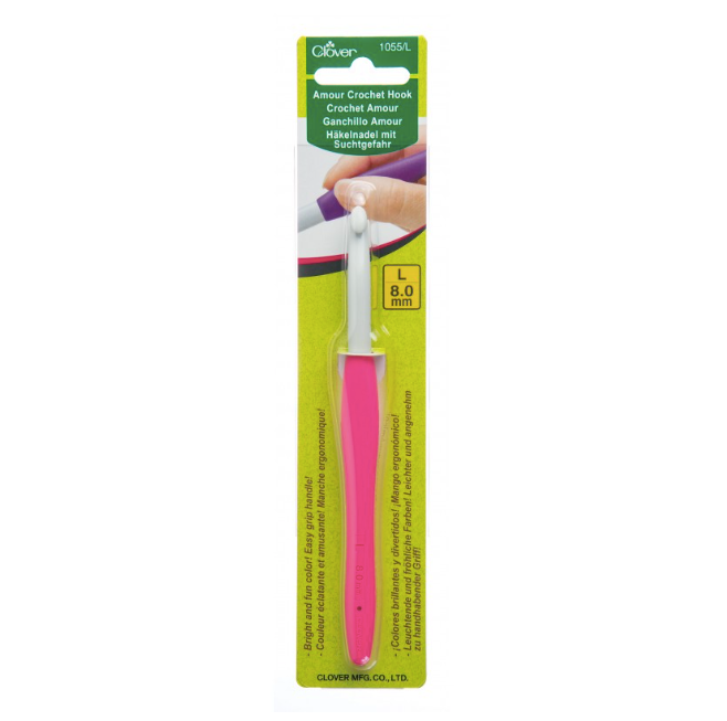 Where can I find Clover Amour Crochet Hooks 8mm