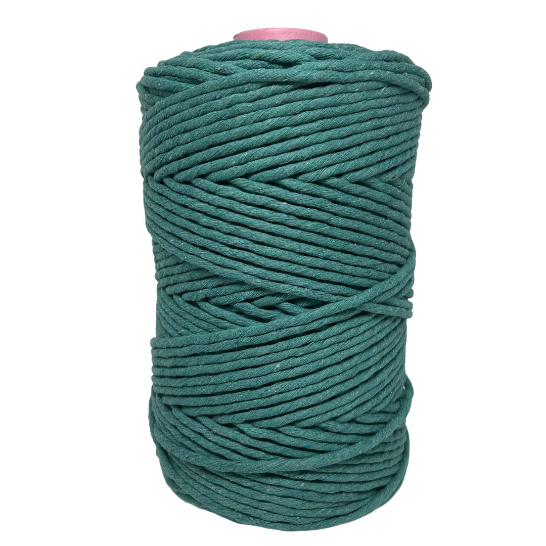 We welcome the band new 100% recycled Cotton Soft Macrame Strings, available in the ever popular 5mm and 3mm widths.  Recycled has been the ethos of Adelaide Hills Yarn Co since its inception in 2016 and adding a 100% recycled macrame product to the range is a necessary step towards providing our valued customers with the range that they desire.