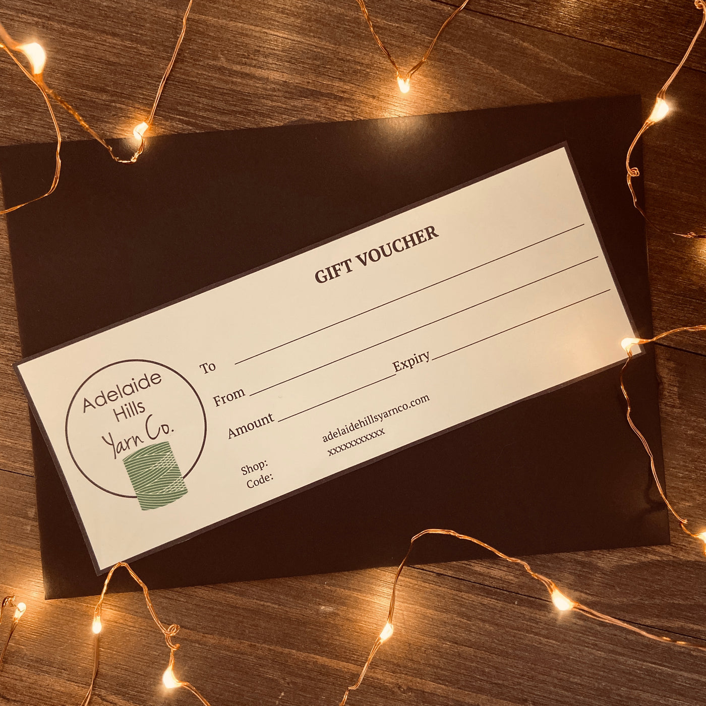 The perfect gift for the crafty person you don't know what to buy!  Available in denominations of $10, $25, $50 and $100 and valid for 3 years from date of issue.  GIFT VOUCHERS WILL BE ISSUED DIGITALLY VIA EMAIL, BUT IF YOU PREFER SNAIL MAIL (SOME PEOPLE DO!) JUST LET US KNOW.   Please contact us if you have any questions, local pick-up is available, please contact us to arrange this at ahyarnco@gmail.com    