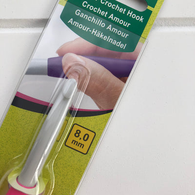 Where can I find Clover Amour Crochet Hooks 8mm