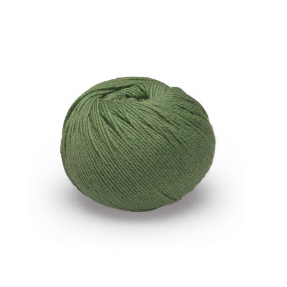 This gorgeous Glencoul DK yarn is ideal for all seasons! It has the beautiful feel and sheen of cotton but the durability of wool, making it ideal for garments to wear all year round.  70% Merino/ 30% Cotton  DK/8 ply weight  116m (126 yards)  50 gms  Needle size: 4mm   Cold machine wash, do not iron or tumble dry