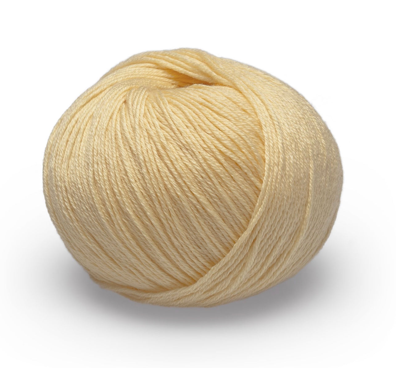 This gorgeous Glencoul DK yarn is ideal for all seasons! It has the beautiful feel and sheen of cotton but the durability of wool, making it ideal for garments to wear all year round.  70% Merino/ 30% Cotton  DK/8 ply weight  116m (126 yards)  50 gms  Needle size: 4mm   Cold machine wash, do not iron or tumble dry