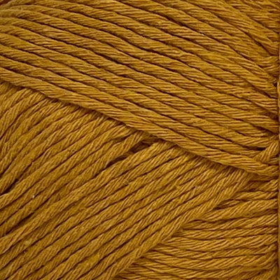 Golden mustard crochet cotton close up