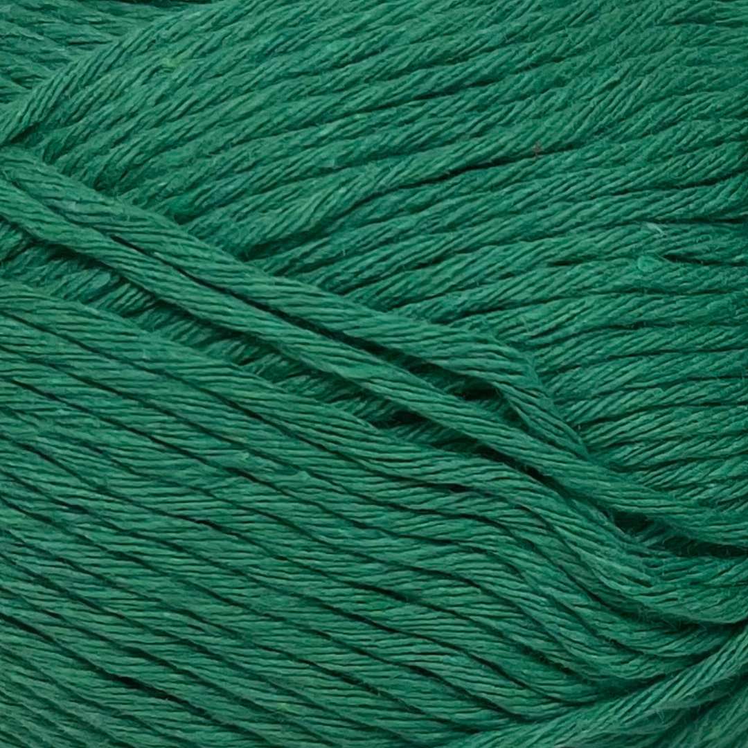 Meadow green shade crochet cotton close up 