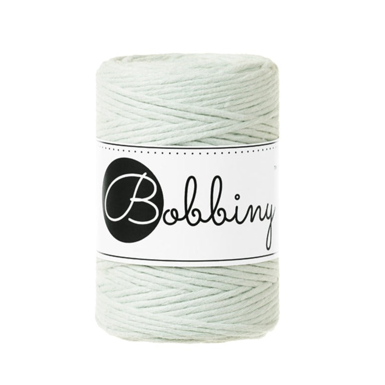 These beautiful additions to the Bobbiny range are perfect for your mini macrame projects, earrings, weavings or any other fibre art.  They are non-toxic, certified safe for children and meet certified worldwide textile standards.  This super soft cord knots beautifully and makes a wonderful fringe.