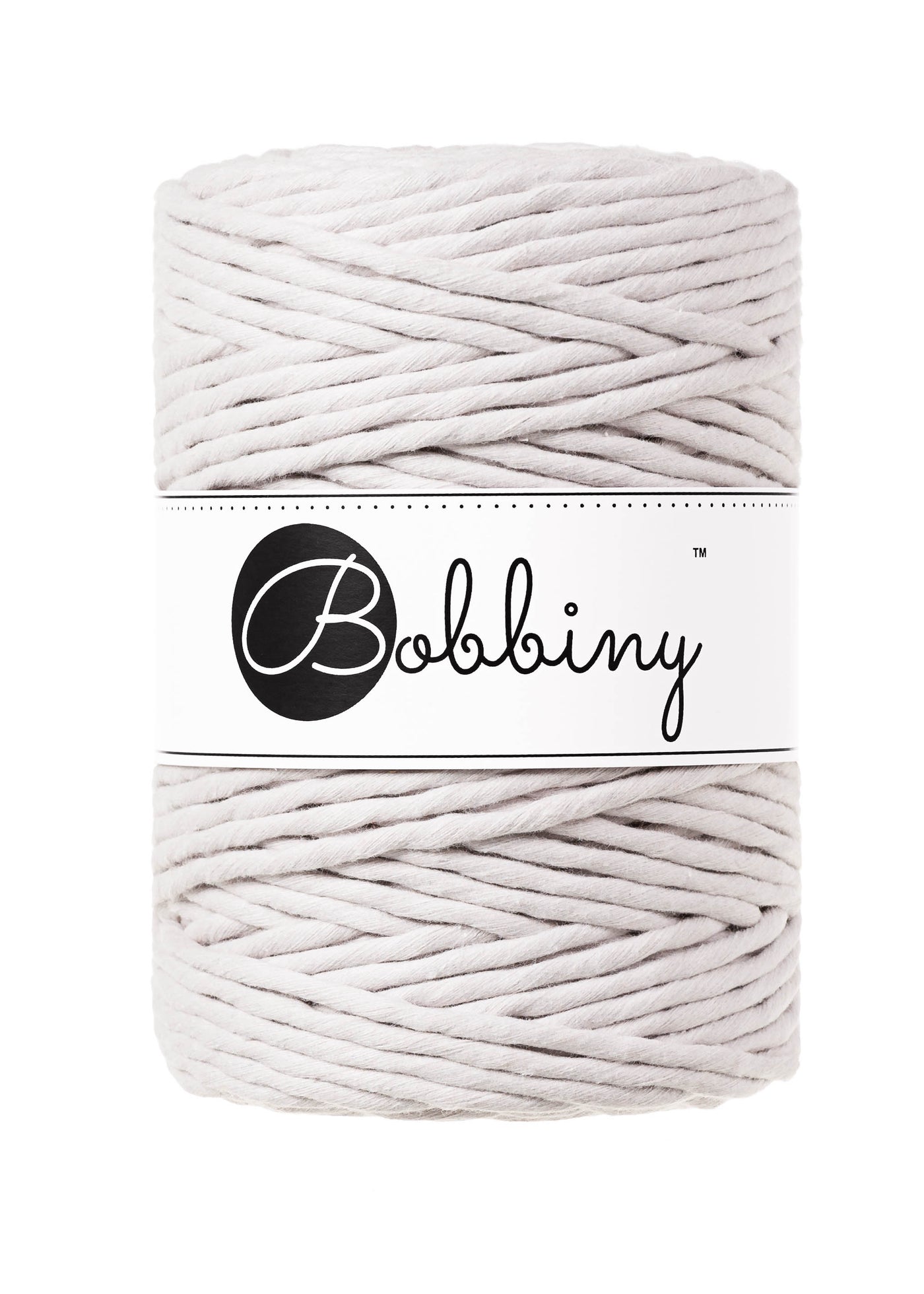 This super soft cord is perfect for Macrame or any other fibre art, and makes the most spectacular fringes and tassels.  It is made from 100% recycled cotton, is single twist and contains 112 individual fibres.  It contains no harmful substances and is approved to Oeko-Tex standards.  The inner spool is made from recycled paper and is biodegradable.  Length 100m (108 yards)  Weight 660 gms