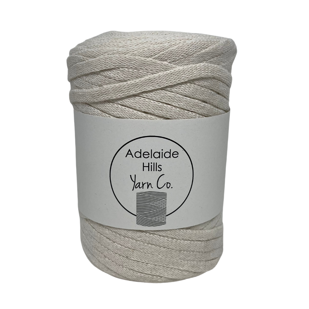 Our Ribbon Yarn is a beautifully soft woven tape-like fibre perfect for use with crochet, knitting, weaving or any fibre art. Made from 100% recycled fibres.   Length: 130metres +/-  Weight: 250gms +/-  For use with approx 7mm or above hooks depending on your project