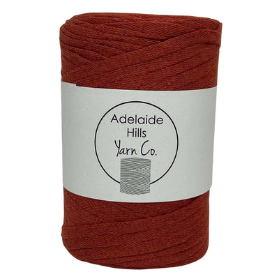 Ribbon Yarn in Rust shade