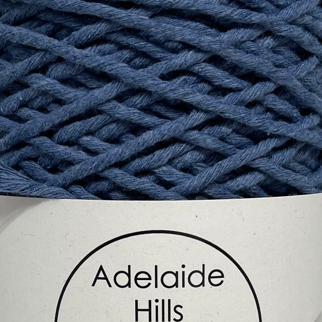 Where can I find Big Cotton Denim? This cotton blend yarn can be put to use for crochet, weaving, knitting or even mini macrame projects. +/- 180 metres in length and consisting of 80% cotton fibres. 12/14 ply, Super Bulky, perfect for use with 5mm - 10mm hooks.