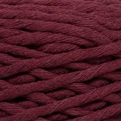 Where can I find Big Cotton REDS Garnet? This cotton blend yarn can be put to use for crochet, weaving, knitting or even mini macrame projects. +/- 180 metres in length and consisting of 80% cotton fibres. 12/14 ply, Super Bulky, perfect for use with 5mm - 10mm hooks.
