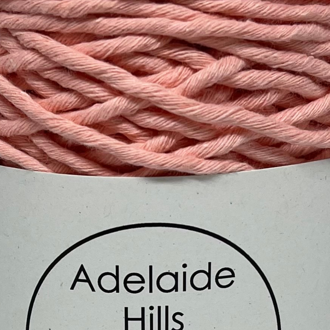 This cotton blend yarn can be put to use for crochet, weaving, knitting or even mini macrame projects. +/- 180 metres in length and consisting of 80% cotton fibres. 12/14 ply, Super Bulky, perfect for use with 5mm - 10mm hooks.