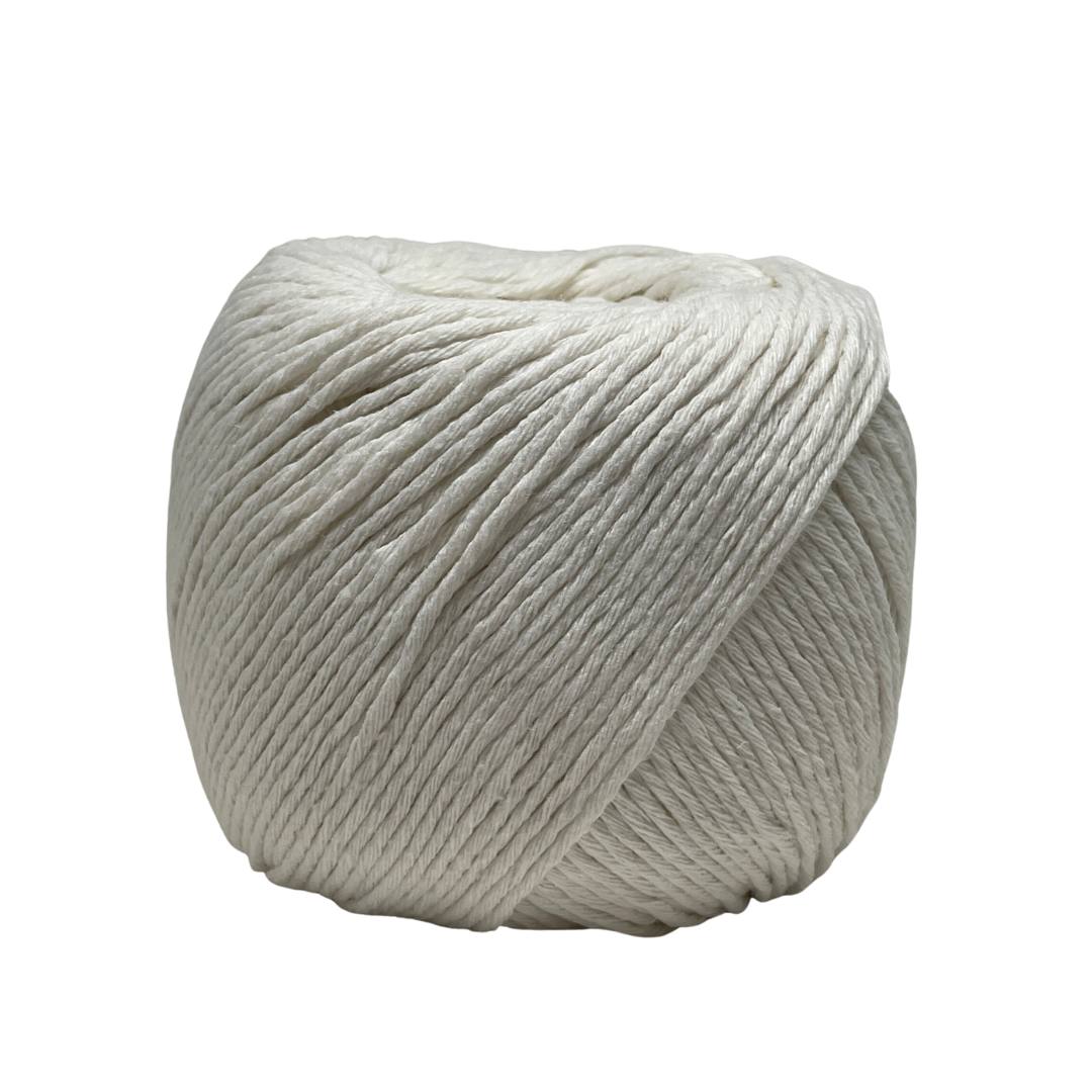 Ecru coloured little cotton for crochet or knitting