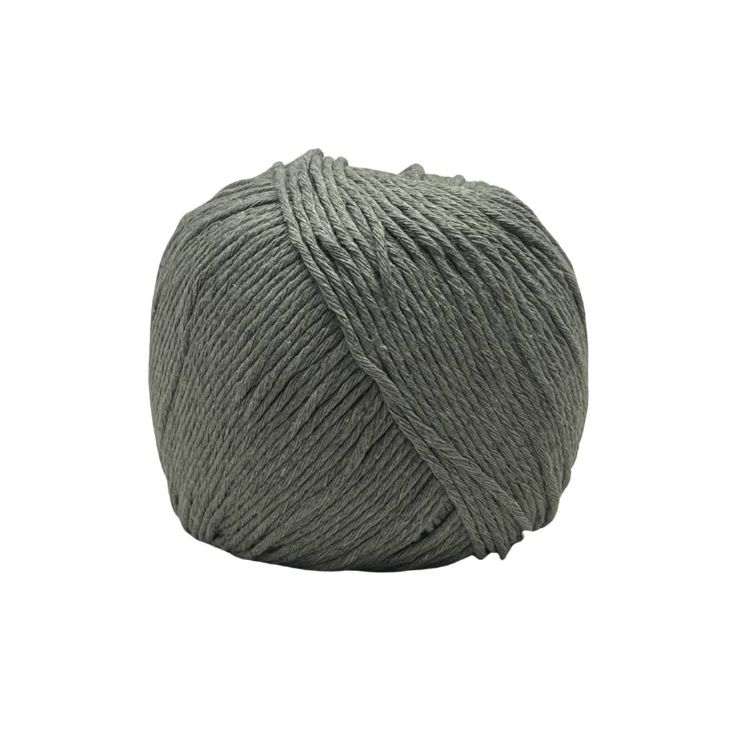 Olive coloured little cotton for crochet or knitting