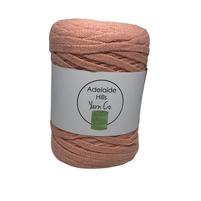 Where can I find Ribbon Yarn YELLOWS/ORANGES Peach? A beautifully woven and soft tape perfect for crochet, knitting or even macrame.  Approx 130 metres per roll. 