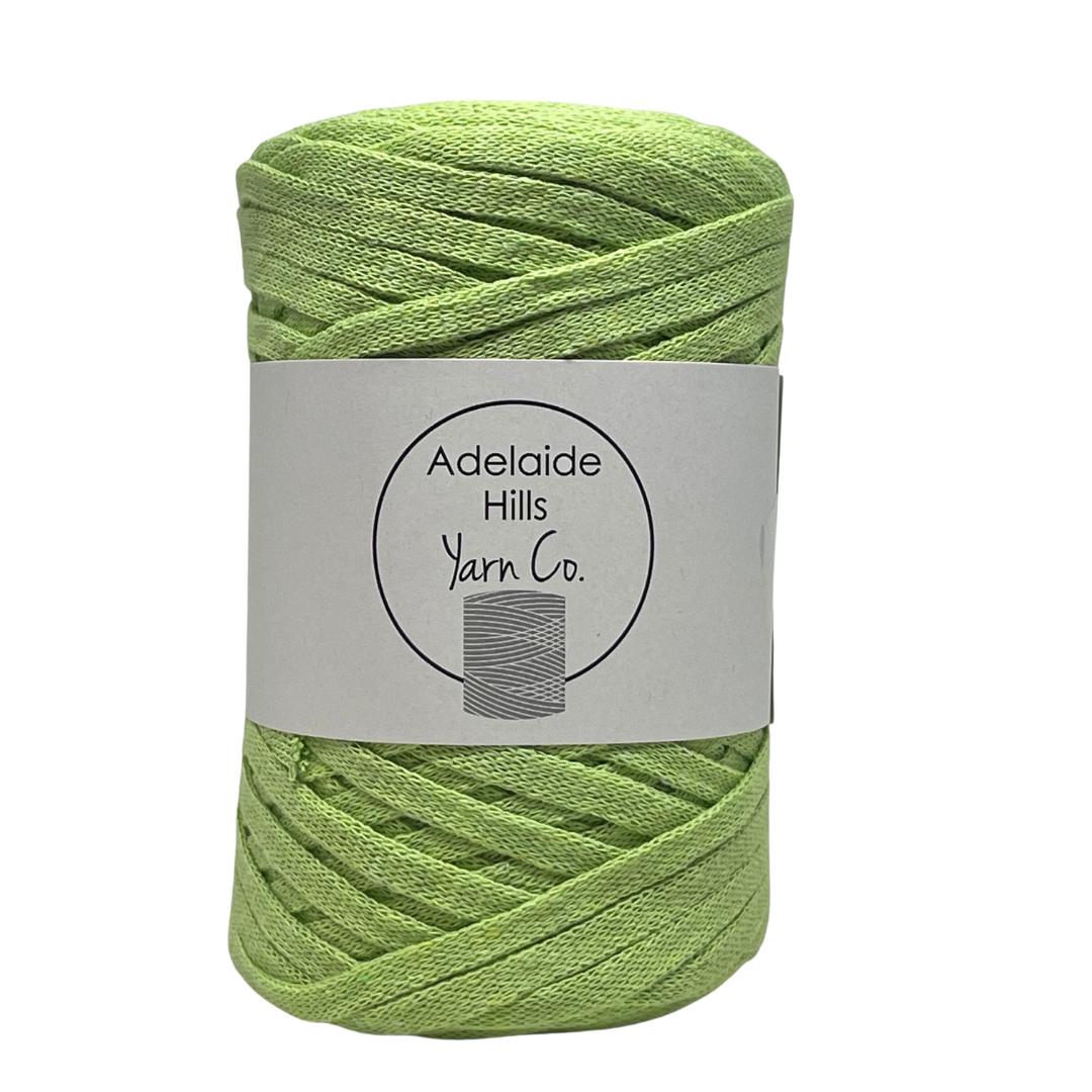pistachio green shade ribbon yarn 