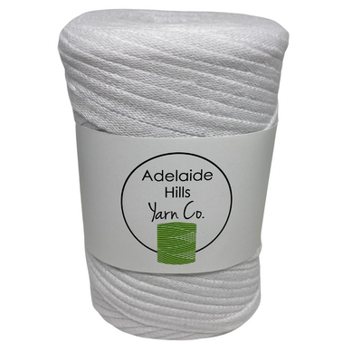 Where can I find Ribbon Yarn WHITES/NEUTRALS White? Our Ribbon Yarn is a beautifully soft woven tape-like fibre perfect for use with crochet, knitting, weaving or any fibre art. Made from 100% recycled fibres.   Length: 130metres +/-  Weight: 250gms +/-  For use with approx 7mm or above hooks depending on your project