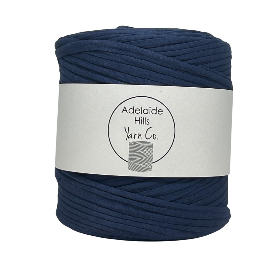 Old navy blue shade tshirt yarn