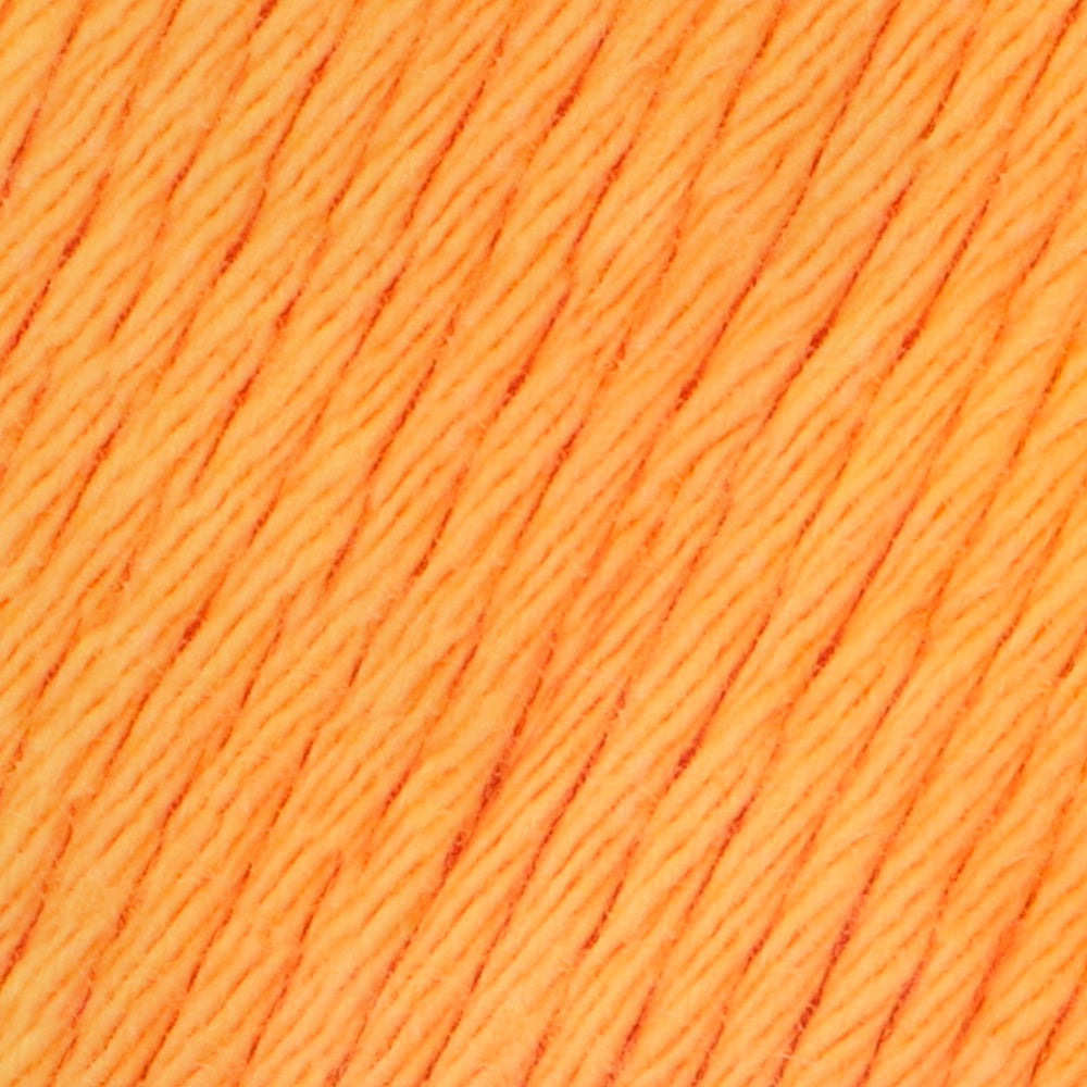 Cantaloupe orange shade crochet or knitting cotton swatch